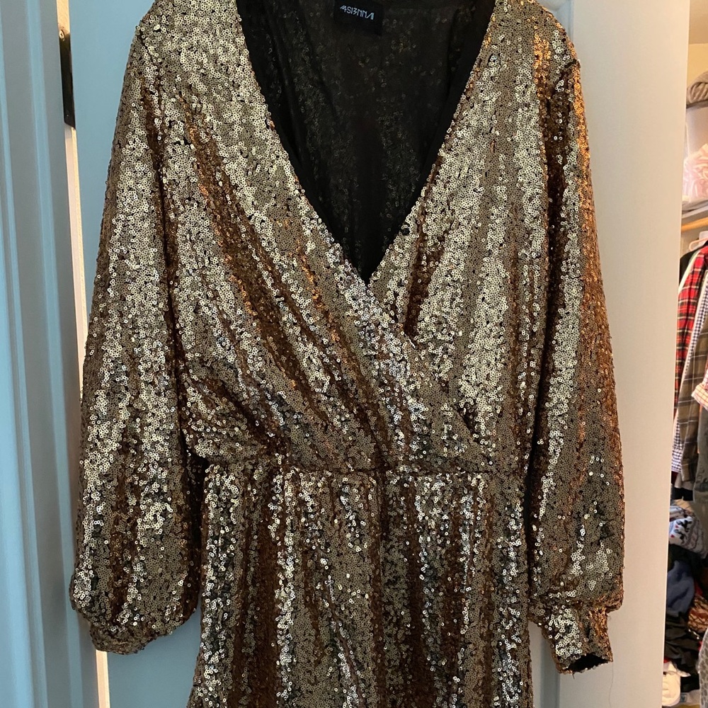 For Sienna Sequin Romper